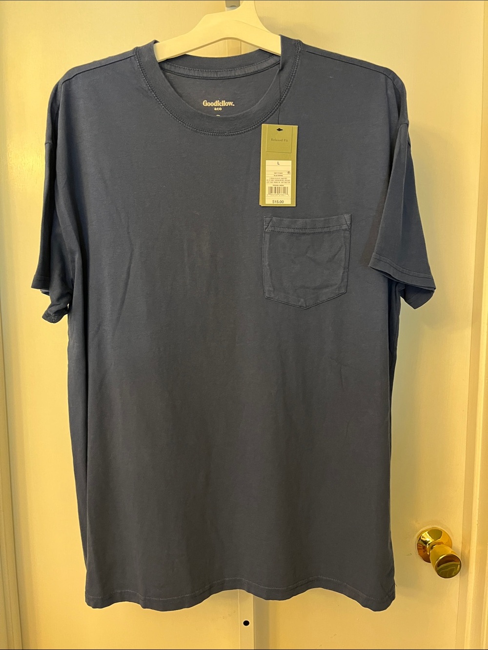 Goodfellow & Co Navy Pocket Crew T-Shirt